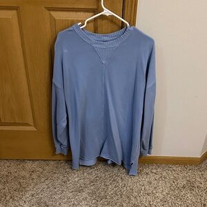 Aerie Women’s Soft Blue Crewneck Sweater